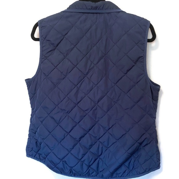 Lightweight Navy Blue Quilted Vest - Picture 2 of 3
